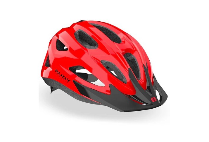 Casque enfant Rocky red shiny